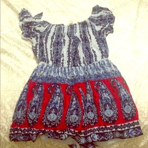 Super cute Blue Rain romper